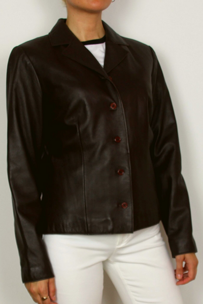 REVUE lamb leather jacket