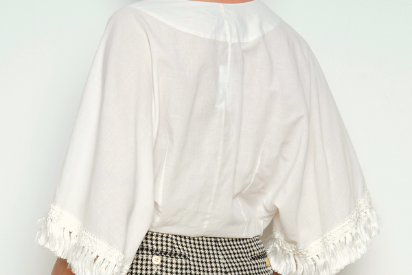 Clube Bossa Women's White Cullen Tie Front Top