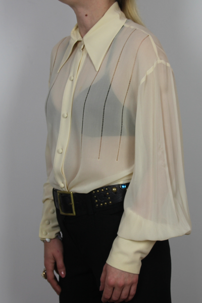 Vintage ANNE KLEIN Collection Blouse .---0203