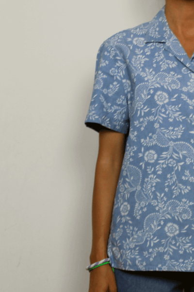 Jones New York 100% Cotton Floral Shirt