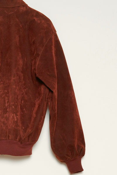 Gianni Versace brown suede jacket