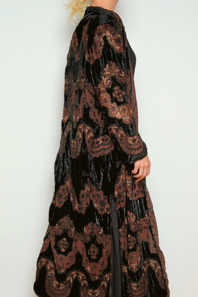 Birjand Gunit Sequined Swing Jacket -