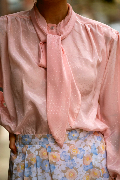 Carriage Court Floral Midi Skirt