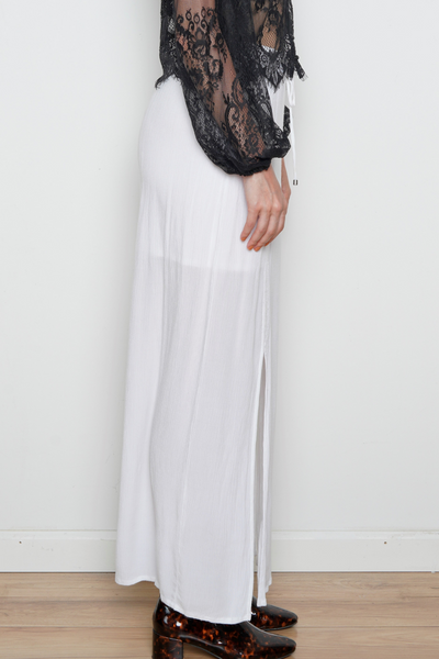 Splendid Maxi White Skirt