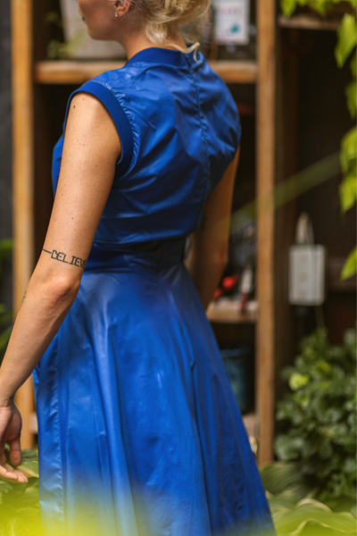 Amazing Blue Dress By Nemsen