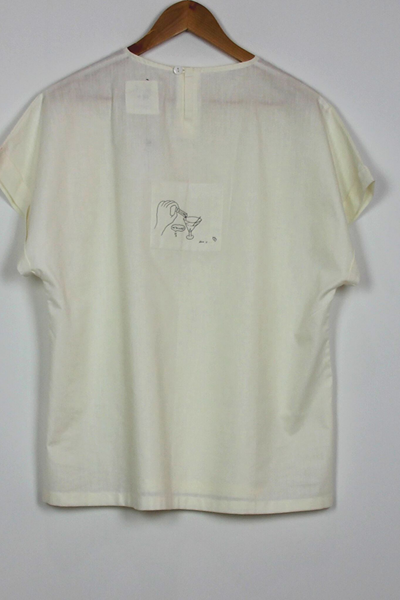 Flying Painter 18+ shirt in white