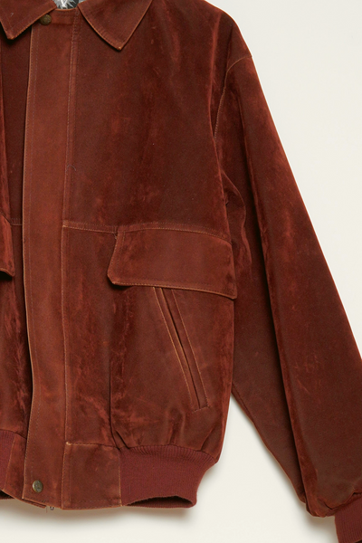 Gianni Versace brown suede jacket