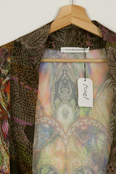 Lasha Devdariani Silk Kimono Robe