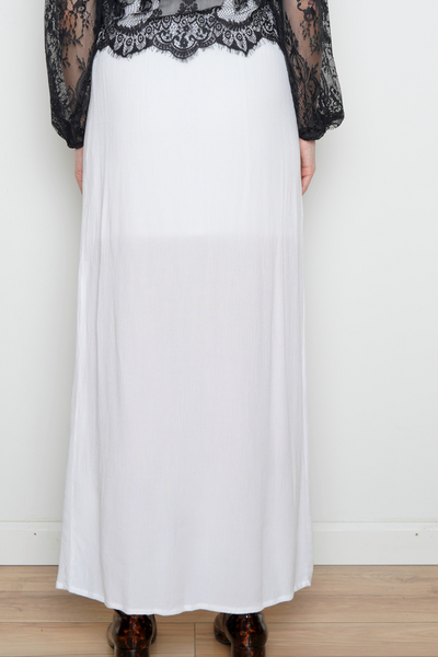 Splendid Maxi White Skirt