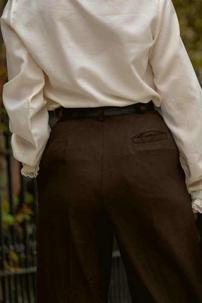 Women's Dress Pants in Brown