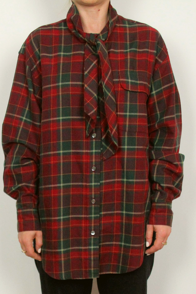 Ralph Lauren Tylor Plaid Tieneck Shirt