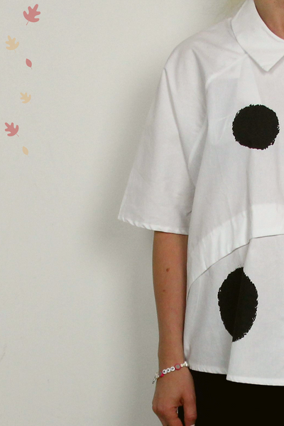 F.Modern oversized shirt