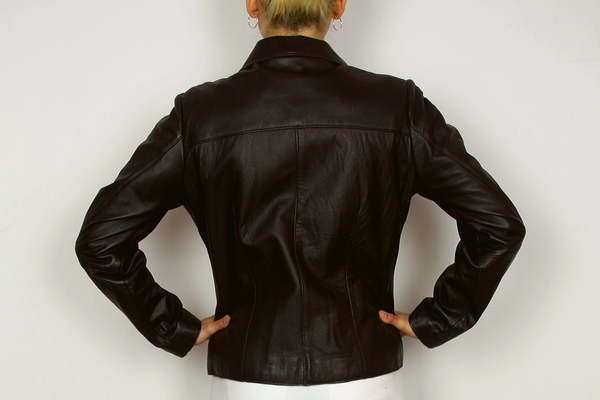 REVUE lamb leather jacket