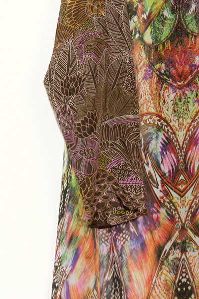 Lasha Devdariani Silk Kimono Robe
