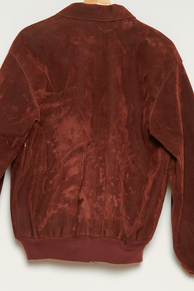 Gianni Versace brown suede jacket