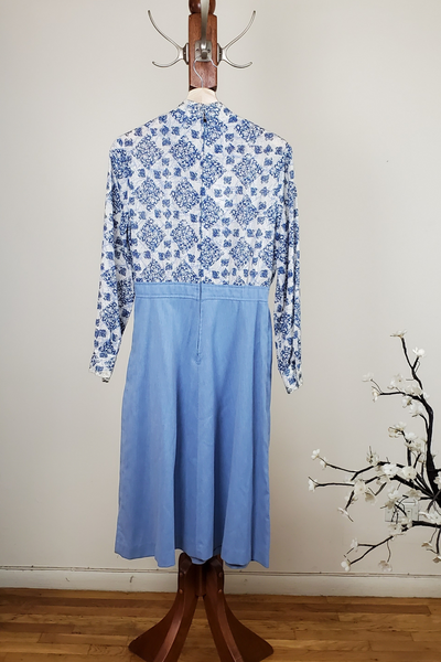 80's Union Made Long Sleeve Dress