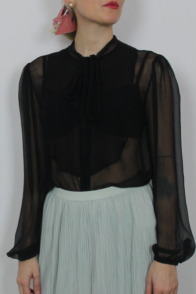 Ralph Lauren sheer top