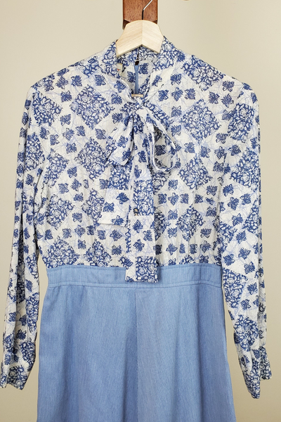 80's Union Made Long Sleeve Dress