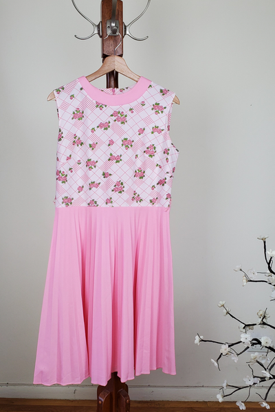 Pink Vintage Dress From Barcelona