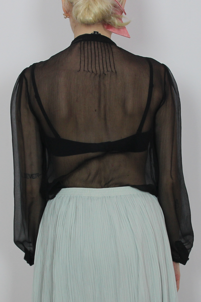 Ralph Lauren sheer top
