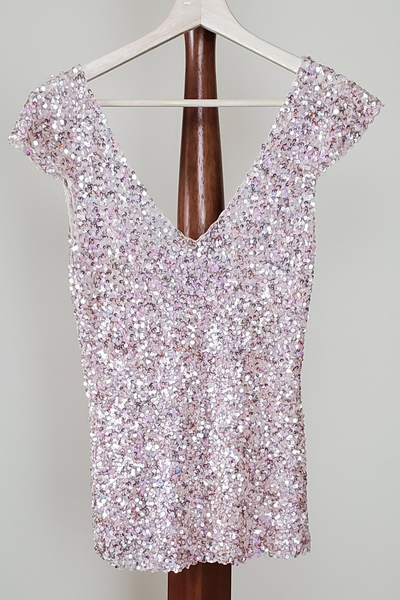 Sequined blouse By Lotus London