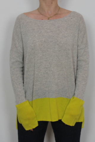 Vince two color pullover