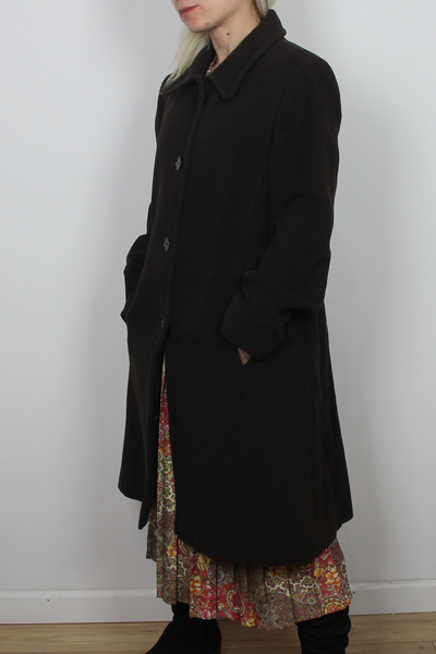 Larry Levine design brown coat