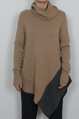 Stylus brown long sweater