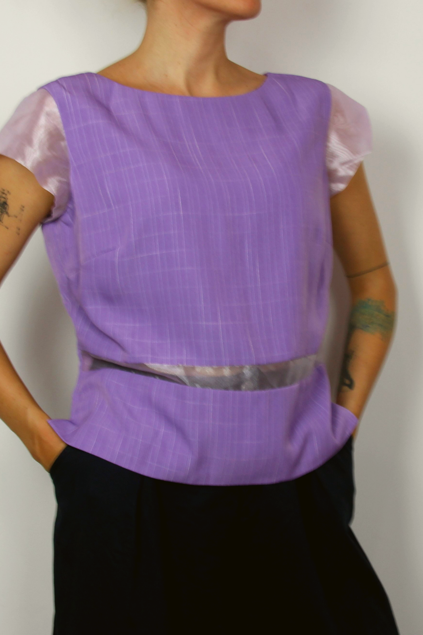 Beautiful Blouse In Lavender