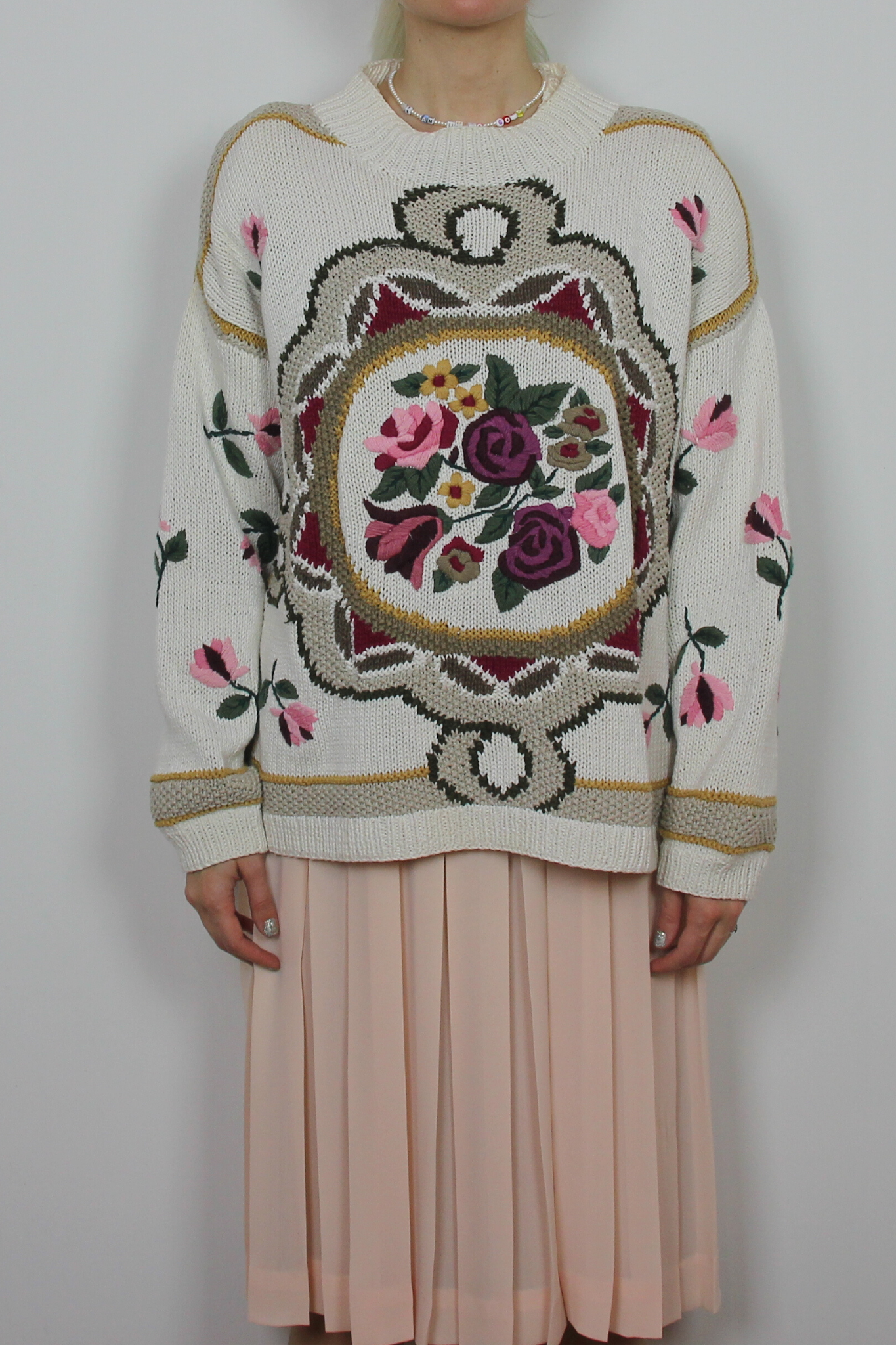 Floral vintage sweater