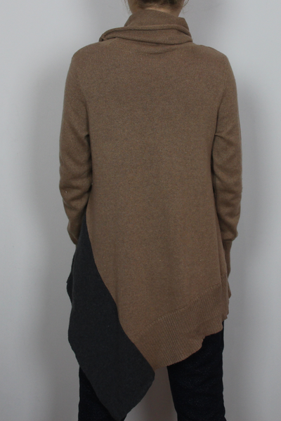 Stylus brown long sweater