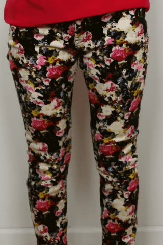 BDG mid rise twig floral print jeans