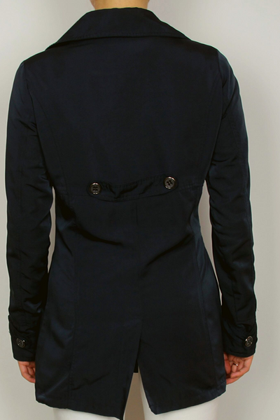 ARMI blue short trench coat