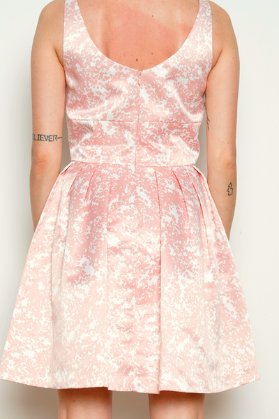 Cece By Cynthia Steffe "Kinley" Pink Printed Dress