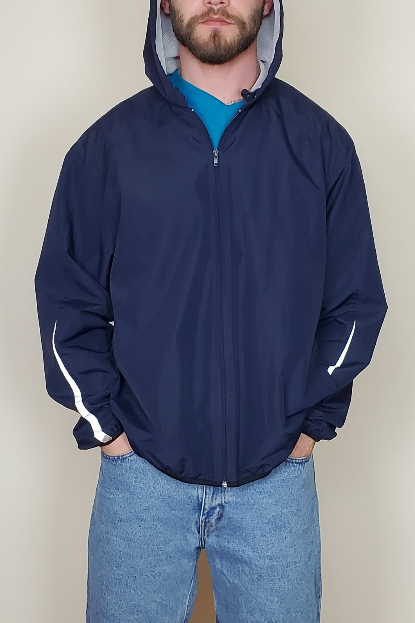UNTAGE ■ UTG Hooded Blue Jacket (UNISEX) フーディ _0000s_0002_8754_54_Gold_Hoode