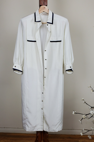 Button Down Shirt 1960-1970’s Dress By Schrader Sport Petites